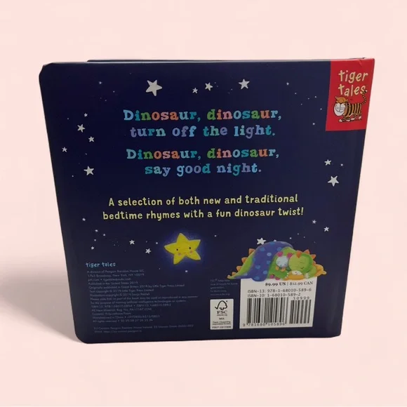 Dinosaur Dinosaur Say Good Night & Other Nursery Rhymes Soft Board Book - Picture 2 of 7